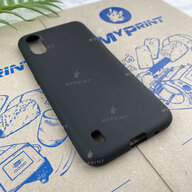 Чохол силіконовий для Samsung A01 / M01 чорний (6350) - фото 2 - Чохли для УФ друку