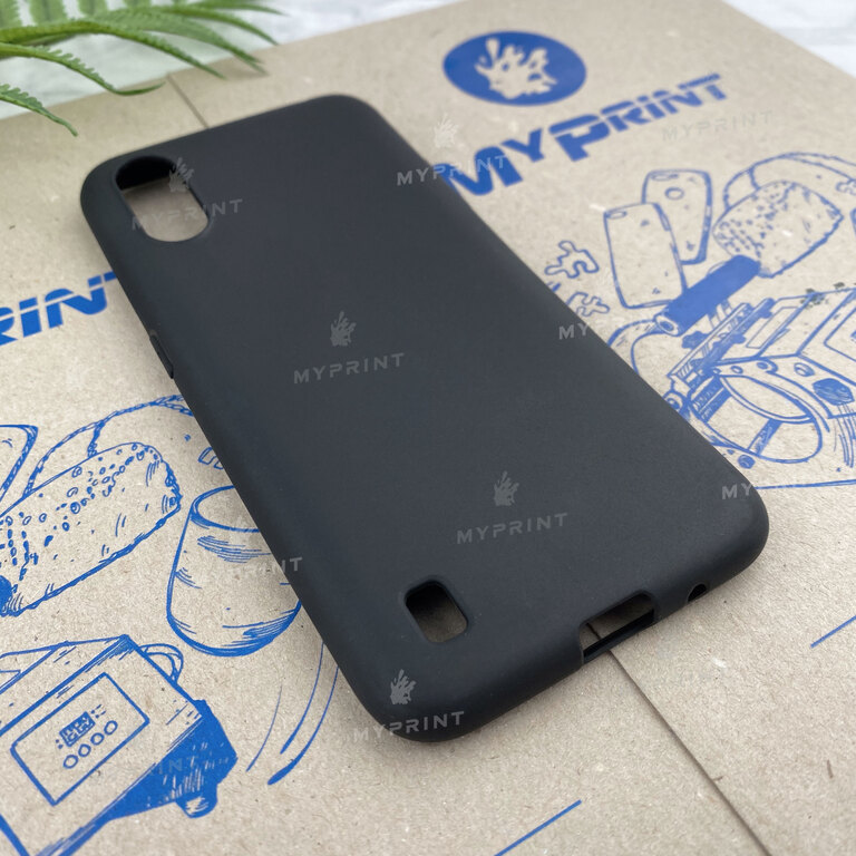 Чохол силіконовий для Samsung A01 / M01 чорний (6350) 
