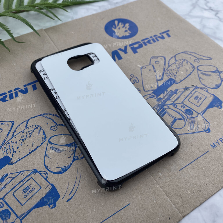 Чохол для сублімації 2D пластиковий (PC) для Samsung S6 Edge чорний (3302)  Чохол для сублімації 2D пластиковий (PC) для Samsung S6 Edge чорний (3302)