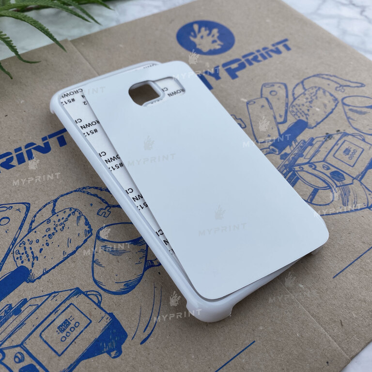 Чохол для сублімації 2D пластиковий (PC) для Samsung S6 Edge білий (3303)  Чохол для сублімації 2D пластиковий (PC) для Samsung S6 Edge білий (3303)