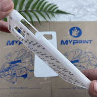 Cover for sublimation 2D plastic (PC) for Samsung S6 white (3307) - фото 4 - Blanks for sublimation