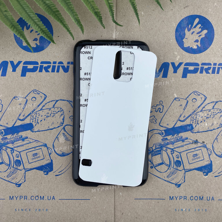 Cover for sublimation 2D plastic (PC) for Samsung S5 black (3310)  Cover for sublimation 2D plastic (PC) for Samsung S5 black (3310)