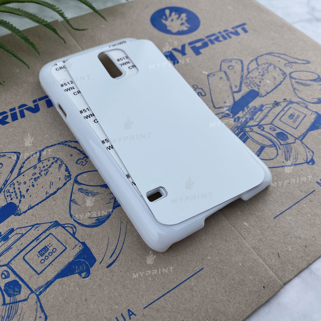 Чехол для сублимации 2D пластиковый (PC) для Samsung S5 белый (3311) - фото 2 Чехол для сублимации 2D пластиковый (PC) для Samsung S5 белый (3311) - фото 2 - Заготовки для сублимации