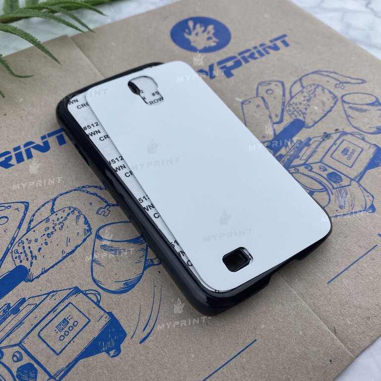 Чехол для сублимации 2D пластиковый (PC) для Samsung S4 черный (3314) 