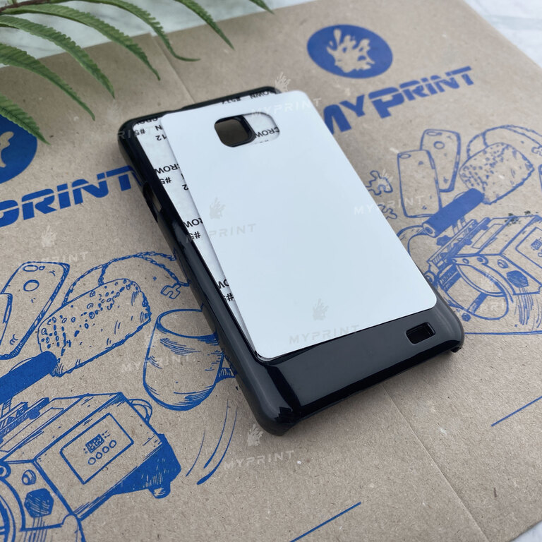 Cover for sublimation 2D plastic (PC) for Samsung S2 black (3322)  Cover for sublimation 2D plastic (PC) for Samsung S2 black (3322)