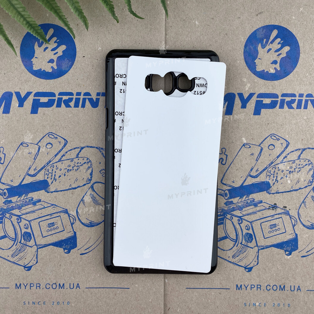 Sublimation case 2D plastic (PC) for Samsung A7 A700 (2015) black (3334) - фото 1 Sublimation case 2D plastic (PC) for Samsung A7 A700 (2015) black (3334) - фото 1 - Blanks for sublimation