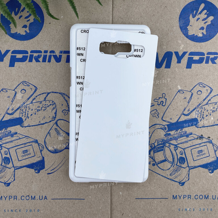 Чохол для сублімації 2D пластиковий (PC) для Samsung A5 A500 (2015) білий (3343) 