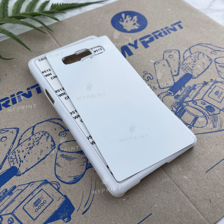 Чохол для сублімації 2D пластиковий (PC) для Samsung A5 A500 (2015) білий (3343) 