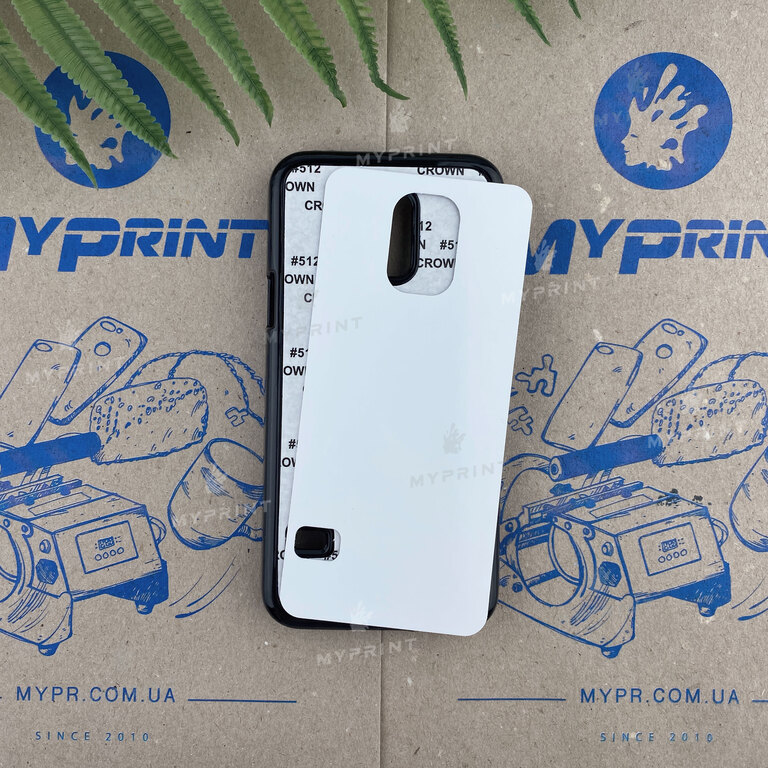 Чехол для сублимации 2D пластиковый (PC) для Samsung S5 mini черный (3362) 