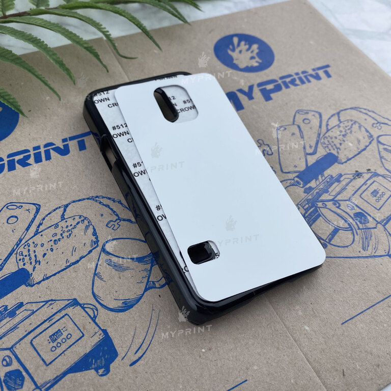 Чехол для сублимации 2D пластиковый (PC) для Samsung S5 mini черный (3362) 