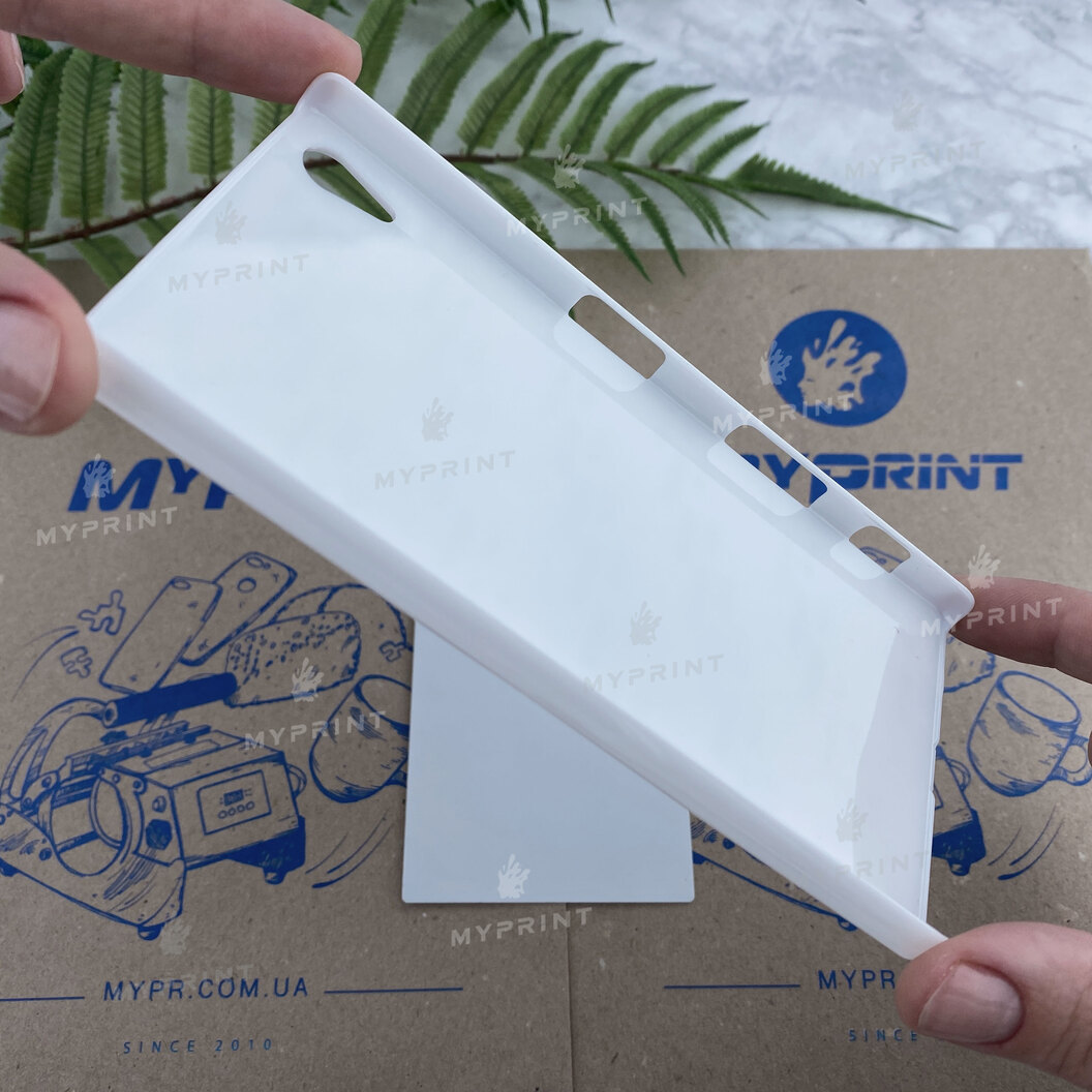 Cover for sublimation 2D plastic (PC) for Sony Xperia Z5 white (3498) - фото 4 Cover for sublimation 2D plastic (PC) for Sony Xperia Z5 white (3498) - фото 4 - Blanks for sublimation