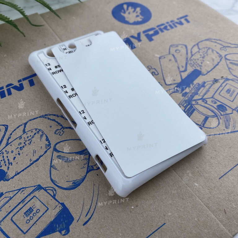 Чохол для сублімації 2D пластиковий (PC) для Sony Xperia Z4 Compact білий (3505) 
