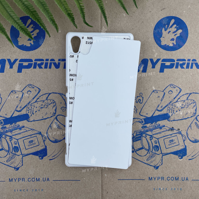Чохол для сублімації 2D пластиковий (PC) для Sony Xperia Z4 білий (3509) 