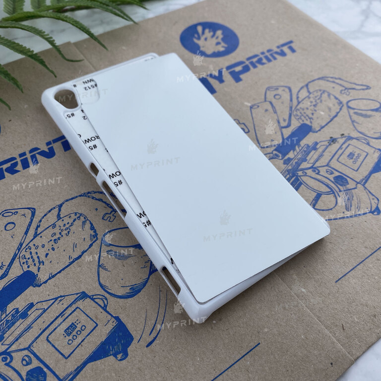 Чохол для сублімації 2D пластиковий (PC) для Sony Xperia Z4 білий (3509) 