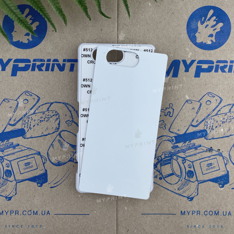 Cover for sublimation 2D plastic (PC) for Sony Xperia Z3 Compact white (3513)  Cover for sublimation 2D plastic (PC) for Sony Xperia Z3 Compact white (3513)