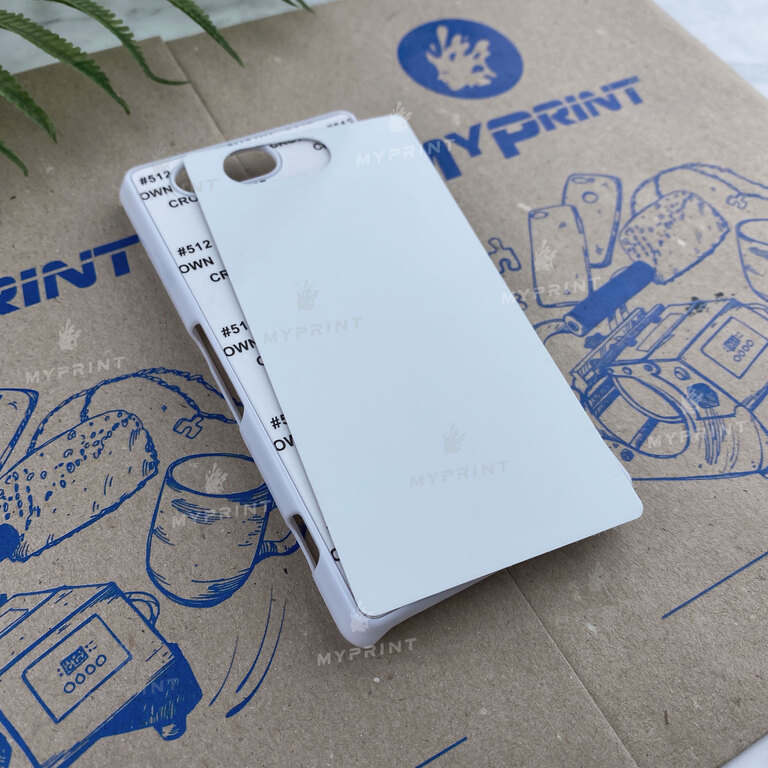 Cover for sublimation 2D plastic (PC) for Sony Xperia Z3 Compact white (3513)  Cover for sublimation 2D plastic (PC) for Sony Xperia Z3 Compact white (3513)