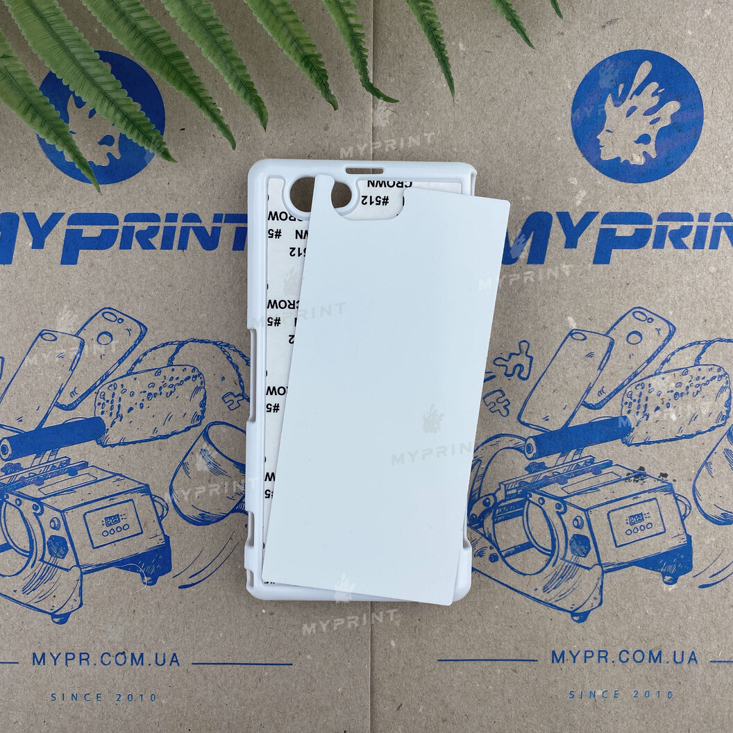 Чехол для сублимации 2D пластиковый (PC) для Sony Xperia Z1 Compact белый (3529) - фото 1 Чехол для сублимации 2D пластиковый (PC) для Sony Xperia Z1 Compact белый (3529) - фото 1 - Заготовки для сублимации