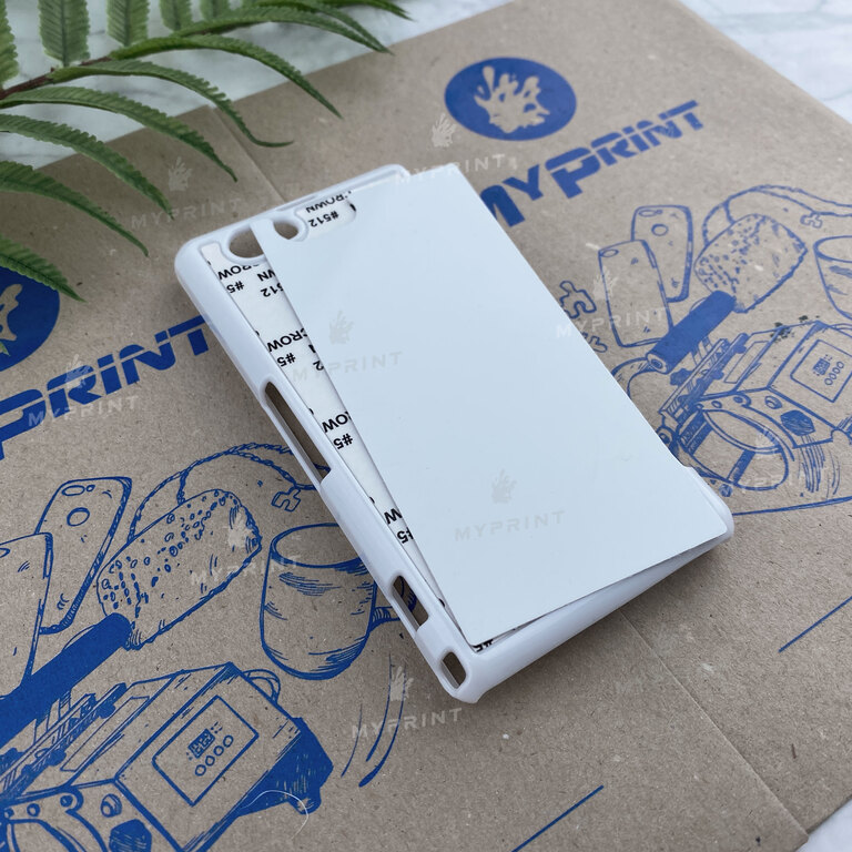 Чохол для сублімації 2D пластиковий (PC) для Sony Xperia Z1 Compact білий (3529)  Чохол для сублімації 2D пластиковий (PC) для Sony Xperia Z1 Compact білий (3529)