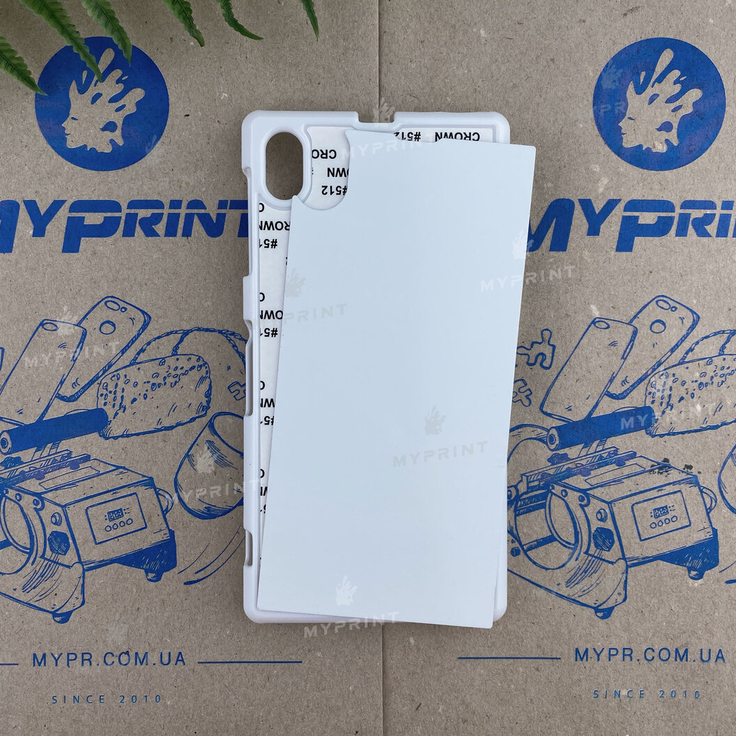 Чехол для сублимации 2D пластиковый (PC) для Sony Xperia Z1 белый (3533) - фото 1 - Заготовки для сублимации