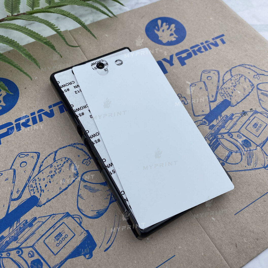 Cover for sublimation 2D plastic (PC) for Sony Xperia Z white (3537) - фото 2 - Blanks for sublimation