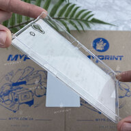Cover for sublimation 2D plastic (PC) for Sony Xperia Z transparent (3538) - фото 4 - Blanks for sublimation