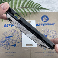 Cover for sublimation 2D plastic (PC) for Sony Xperia C black (3548) - фото 3 - Blanks for sublimation