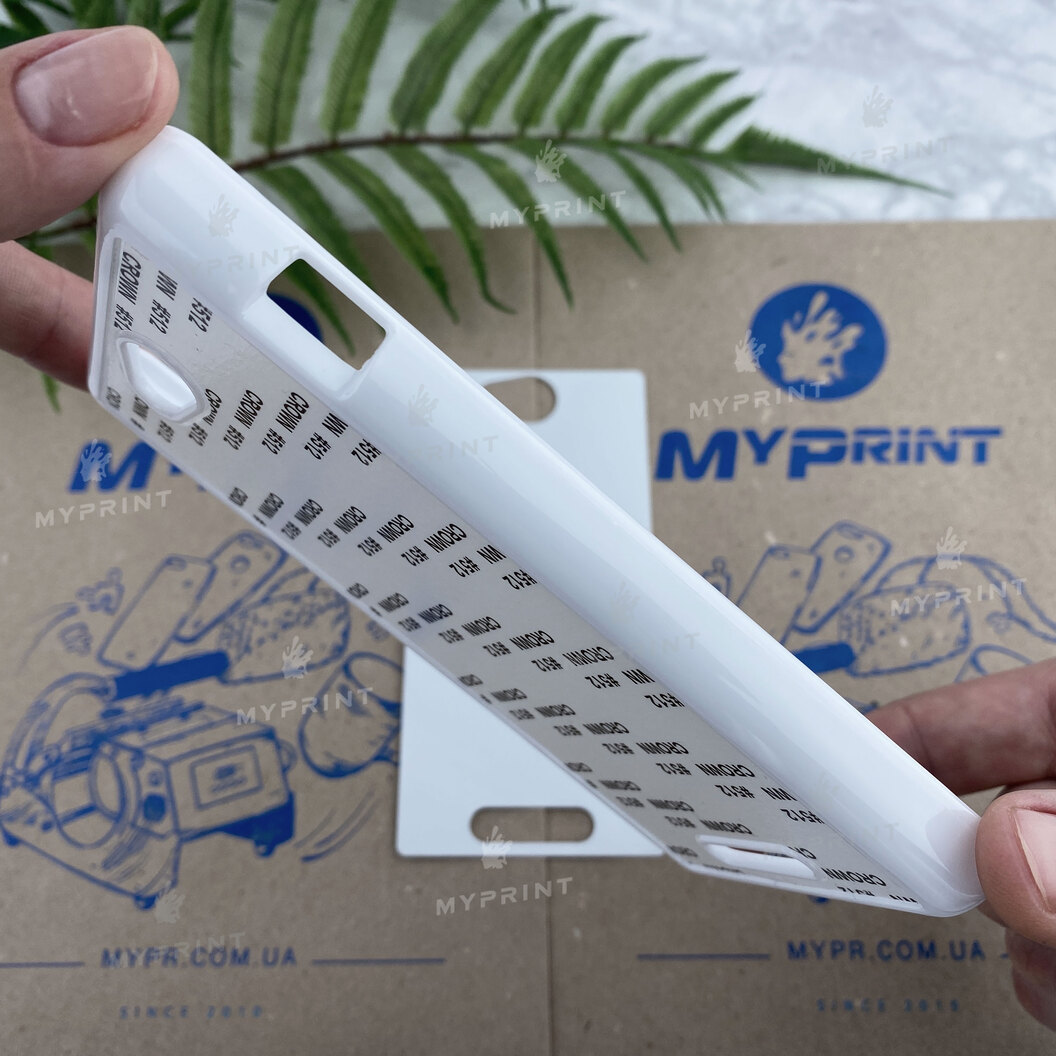 Чохол для сублімації 2D пластиковий (PC) для Sony Xperia C білий (3549) - фото 3 - Заготовки для сублімації