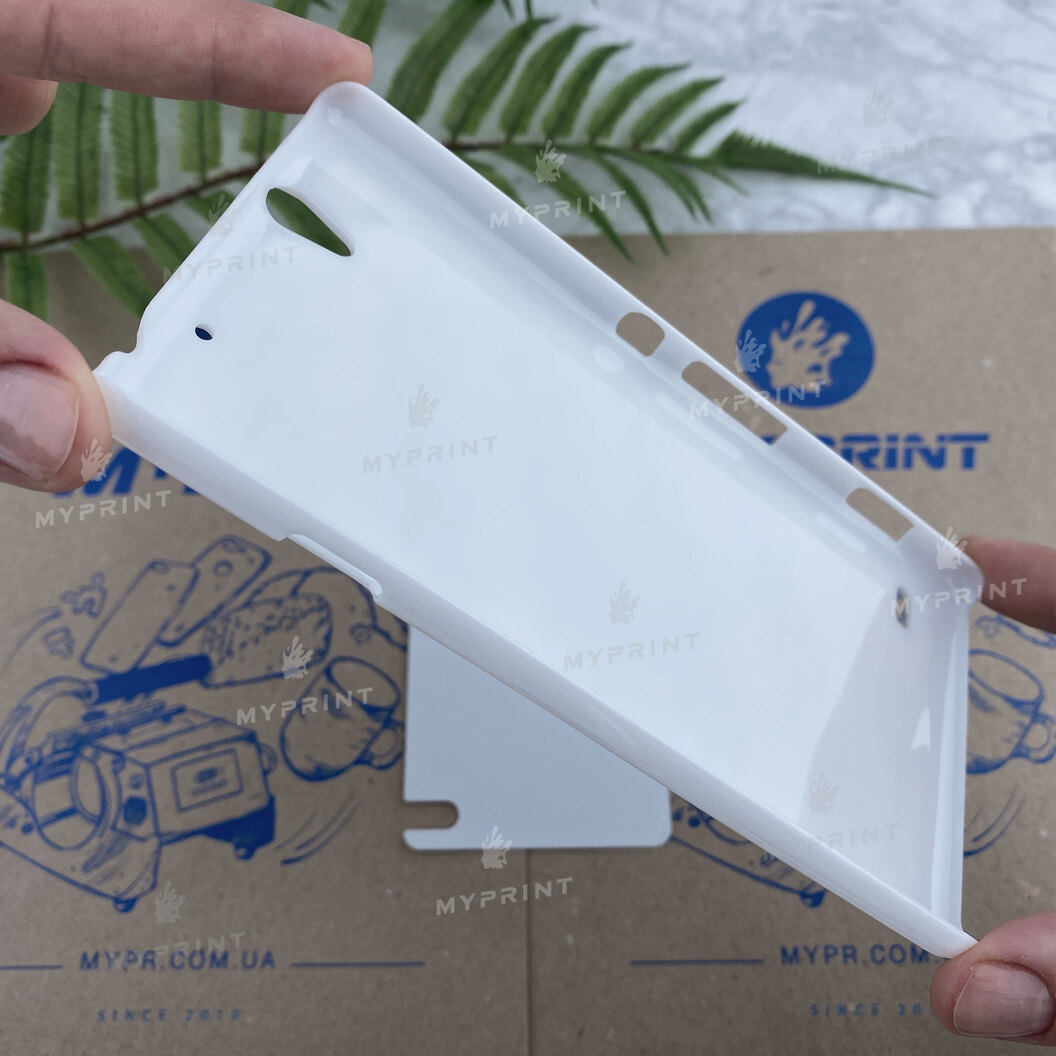 Чехол для сублимации 2D пластиковый (PC) для Sony Xperia C4 белый (4025) - фото 4 Чехол для сублимации 2D пластиковый (PC) для Sony Xperia C4 белый (4025) - фото 4 - Заготовки для сублимации