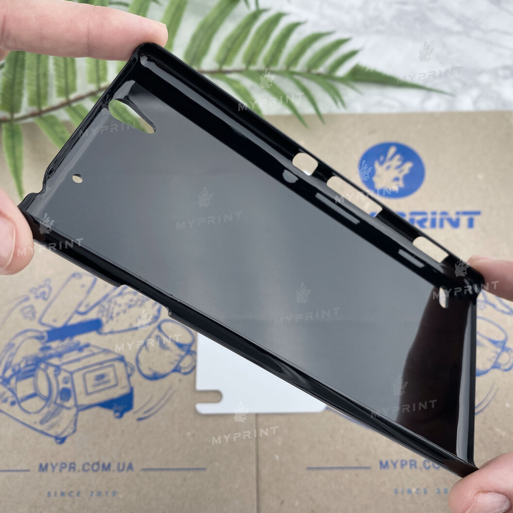 Чохол для сублімації 2D пластиковий (PC) для Sony Xperia C4 чорний (4026) - фото 4 - Заготовки для сублімації