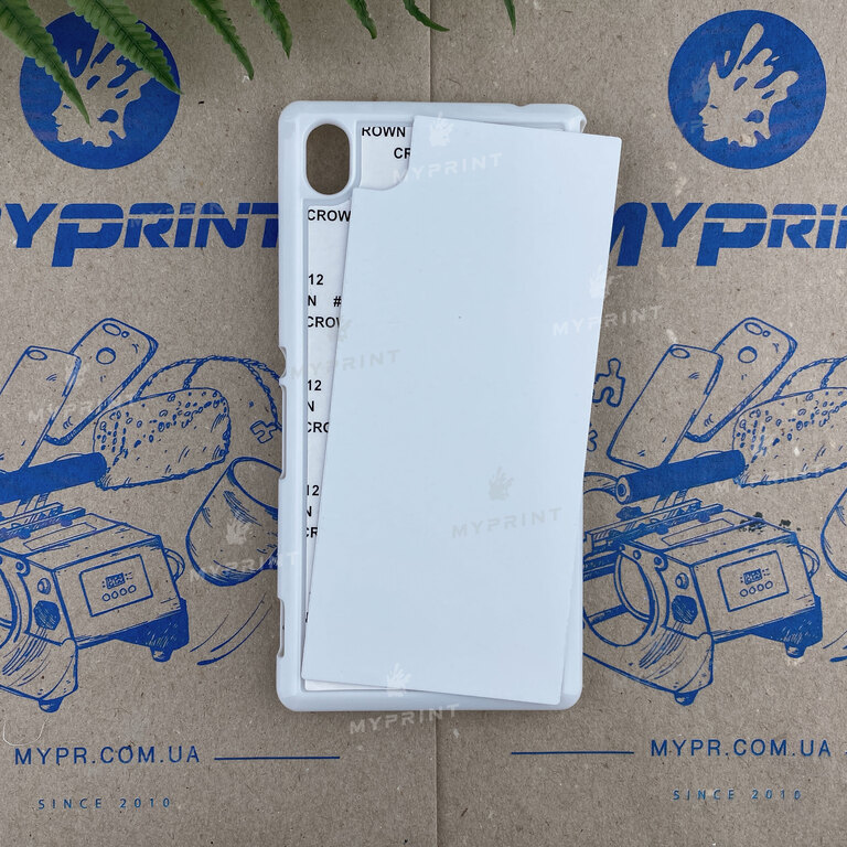 Cover for sublimation 2D plastic (PC) for Sony Xperia M4 Aqua white (4029)  Cover for sublimation 2D plastic (PC) for Sony Xperia M4 Aqua white (4029)