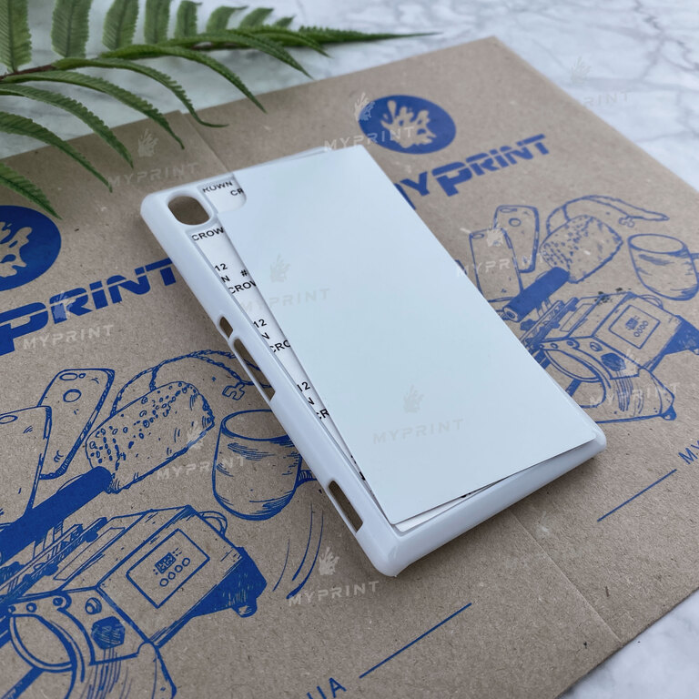 Чохол для сублімації 2D пластиковий (PC) для Sony Xperia M4 Aqua білий (4029) 