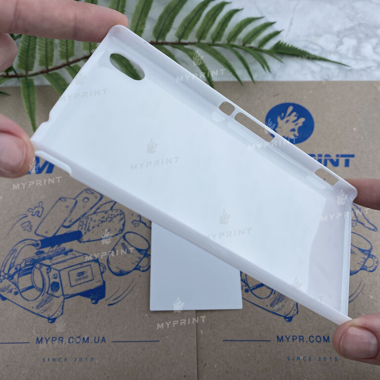 Cover for sublimation 2D plastic (PC) for Sony Xperia M4 Aqua white (4029)  Cover for sublimation 2D plastic (PC) for Sony Xperia M4 Aqua white (4029)