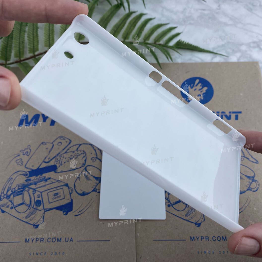 Cover for sublimation 2D plastic (PC) for Sony Xperia M5 white (4033) - фото 4 Cover for sublimation 2D plastic (PC) for Sony Xperia M5 white (4033) - фото 4 - Blanks for sublimation