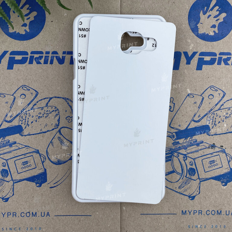 Cover for sublimation 2D plastic (PC) for Samsung A7 A710 (2016) white (3857)  Cover for sublimation 2D plastic (PC) for Samsung A7 A710 (2016) white (3857)