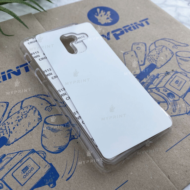 Cover for sublimation 2D plastic (PC) for Samsung A8 2018 transparent (4317)  Cover for sublimation 2D plastic (PC) for Samsung A8 2018 transparent (4317)