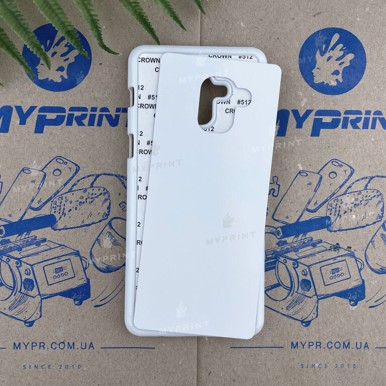 Чохол для сублімації 2D пластиковий (PC) для Samsung A8 Plus 2018 білий (4320)  Чохол для сублімації 2D пластиковий (PC) для Samsung A8 Plus 2018 білий (4320)