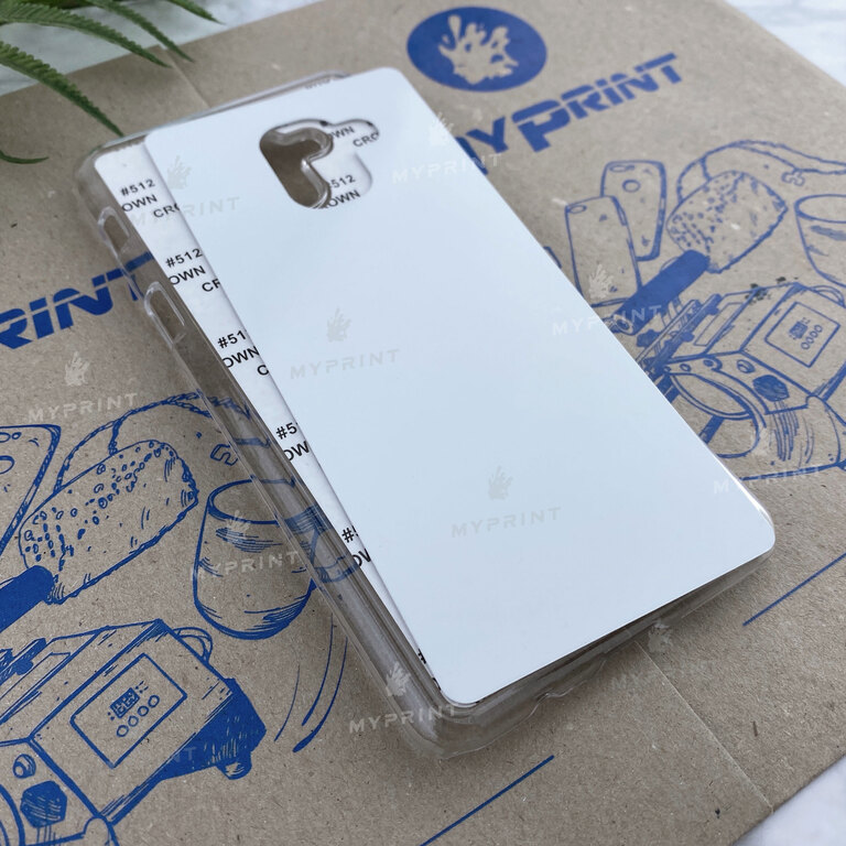Cover for sublimation 2D plastic (PC) for Samsung A8 Plus 2018 transparent (4321)  Cover for sublimation 2D plastic (PC) for Samsung A8 Plus 2018 transparent (4321)