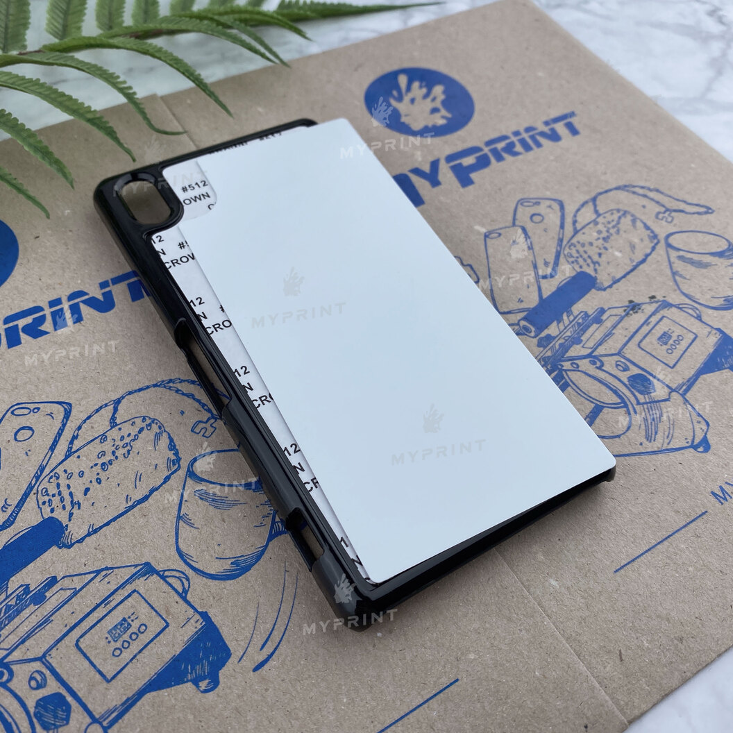 Чехол для сублимации 2D пластиковый (PC) для Sony Xperia Z2 черный (3524) - фото 2 - Заготовки для сублимации