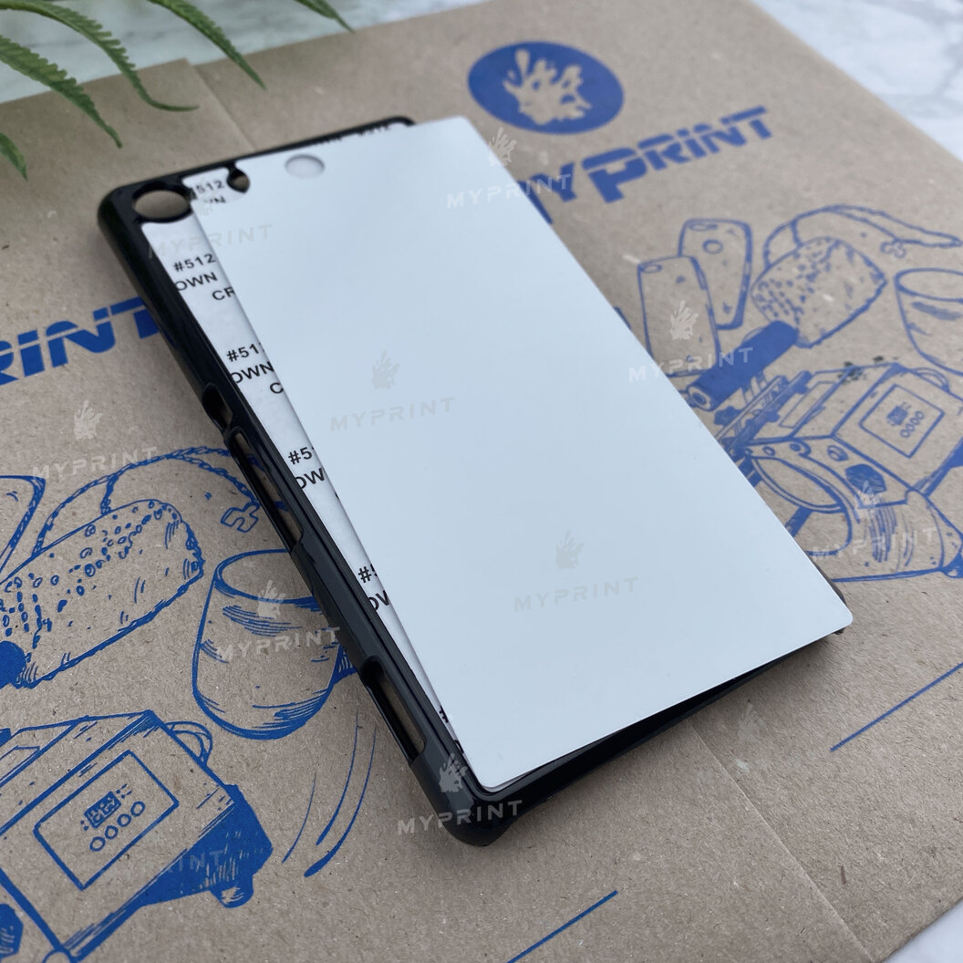 Чехол для сублимации 2D пластиковый (PC) для Sony Xperia M5 черный (4034) - фото 2 Чехол для сублимации 2D пластиковый (PC) для Sony Xperia M5 черный (4034) - фото 2 - Заготовки для сублимации