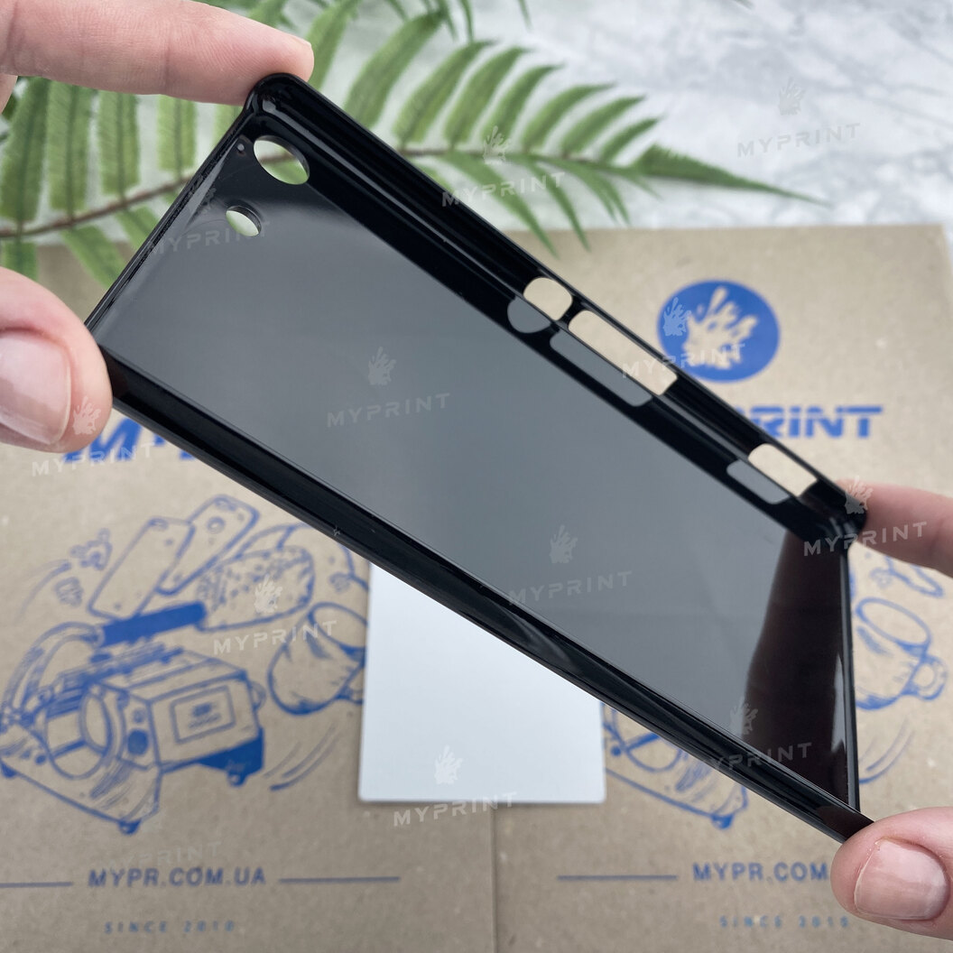 Чехол для сублимации 2D пластиковый (PC) для Sony Xperia M5 черный (4034) - фото 3 Чехол для сублимации 2D пластиковый (PC) для Sony Xperia M5 черный (4034) - фото 3 - Заготовки для сублимации