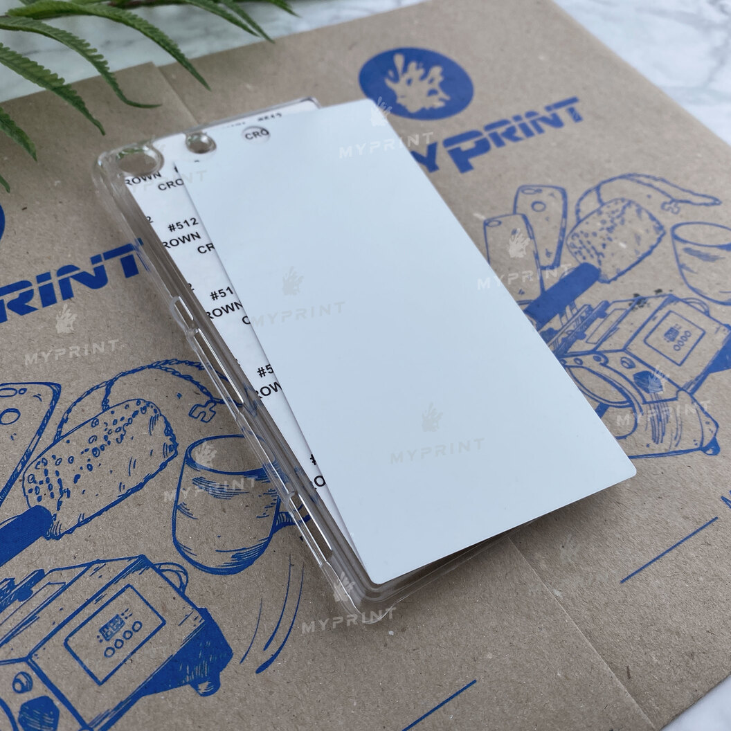 Cover for sublimation 2D plastic (PC) for Sony Xperia M5 transparent (4035) - фото 2 Cover for sublimation 2D plastic (PC) for Sony Xperia M5 transparent (4035) - фото 2 - Blanks for sublimation