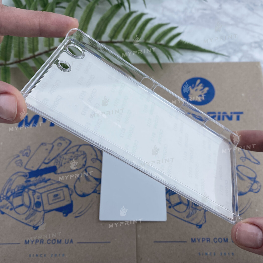 Cover for sublimation 2D plastic (PC) for Sony Xperia M5 transparent (4035) - фото 3 Cover for sublimation 2D plastic (PC) for Sony Xperia M5 transparent (4035) - фото 3 - Blanks for sublimation