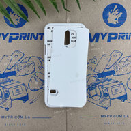 Cover for sublimation 2D plastic (PC) for Samsung S5 mini white (3363) - фото 1 - Blanks for sublimation