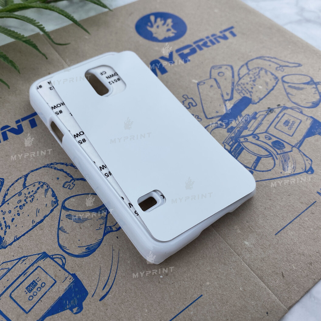 Cover for sublimation 2D plastic (PC) for Samsung S5 mini white (3363) - фото 2 - Blanks for sublimation