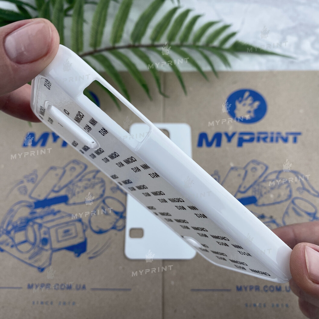Cover for sublimation 2D plastic (PC) for Samsung S5 mini white (3363) - фото 4 - Blanks for sublimation