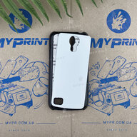 Cover for sublimation 2D plastic (PC) for Samsung S4 mini black (3366) - фото 1 - Blanks for sublimation