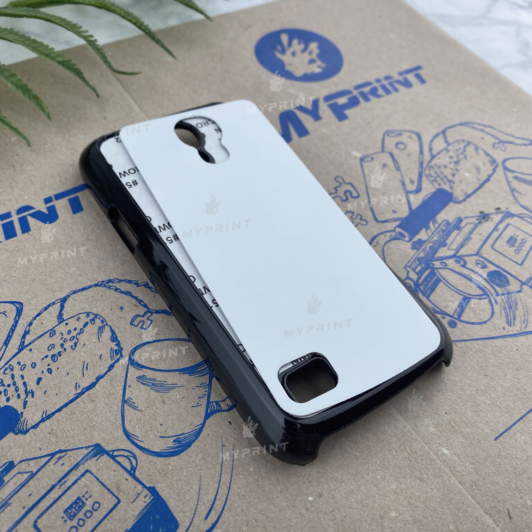 Чехол для сублимации 2D пластиковый (PC) для Samsung S4 mini черный (3366) 