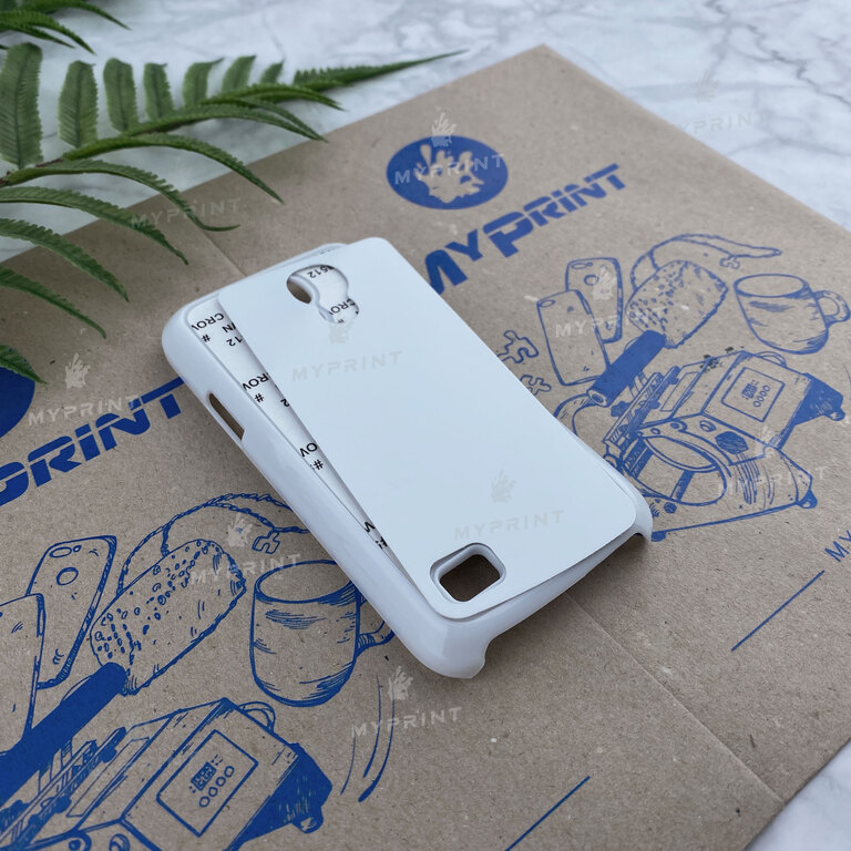 Чохол для сублімації 2D пластиковий (PC) для Samsung S4 mini білий (3367) 