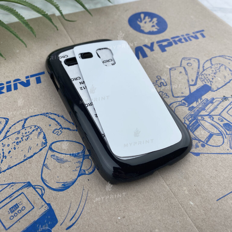 Чехол для сублимации 2D пластиковый (PC) для Samsung S3 mini черный (3370)  Чехол для сублимации 2D пластиковый (PC) для Samsung S3 mini черный (3370)