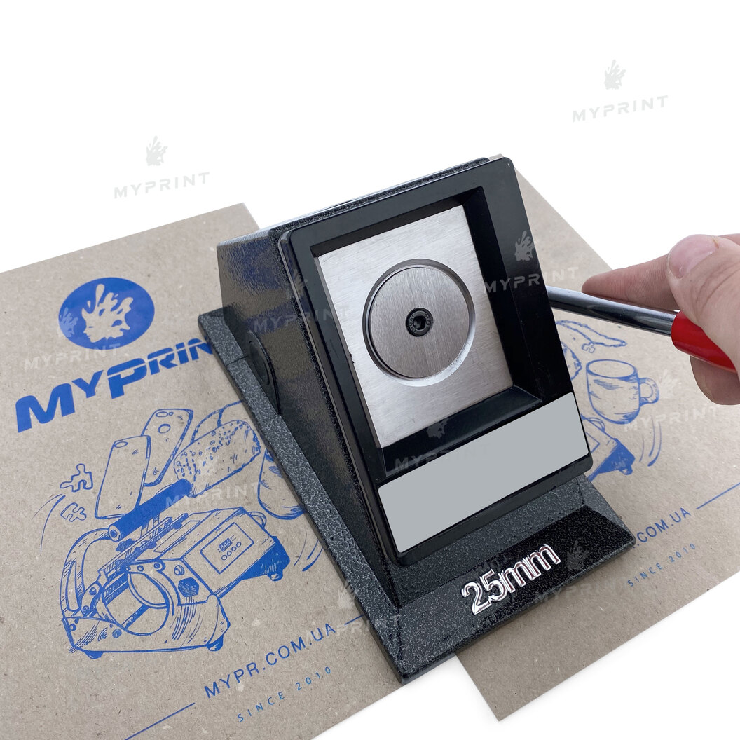 Висічка d = 25 мм (6027) - фото 3 Висічка d = 25 мм (6027) - фото 3 - Обладнання і заготовки для значків магнітів брелоків